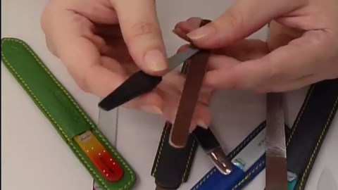 GERMANIKURE Glass Nail File in Suede Sleeve - Hug The Dog - Professional Crystal Nail File for Natural Nails - Ideal Manicure & Pedicure Tool for Smooth, Easy Shaping - Nail Care Gift