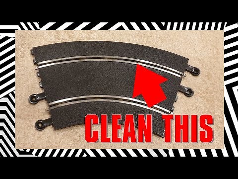 HOW TO: Clean Curved Scalextric slot car track