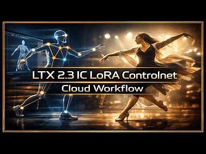 LTX 2.3 - V2V - IC LoRA Controlnet Workflow | Easy Cloud Setup
