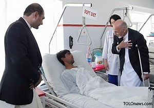 Afghan President Visits Kabul Blast Victims | TOLOnews