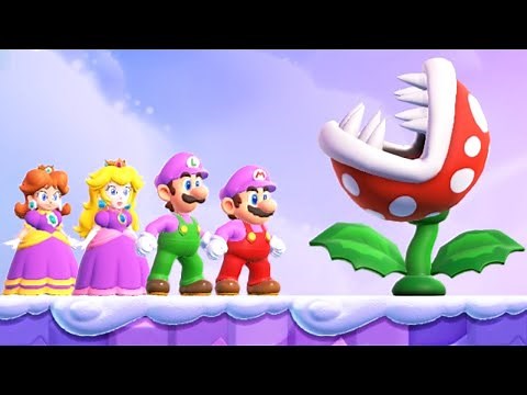 Super Mario Bros. Wonder 100% Walkthrough - World 2 (4 Players)