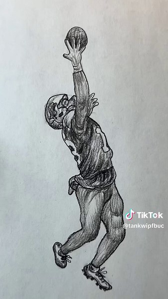 How to draw a football star step by step#nfl #drawing #football #asmr #fyp