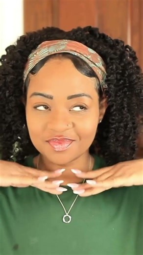 Not just a headband wig 💁🏾‍♀️ Wear it as a half wig too for an easy natural look.#hergivenhair