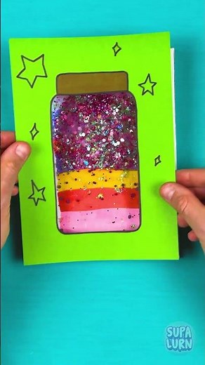 DIY Glitter Notebook Cover ✨ Step-by-Step for Kids