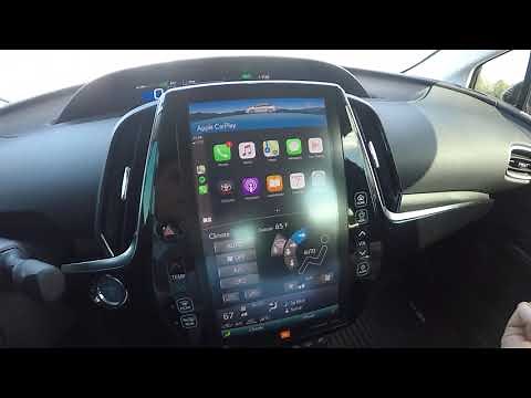2020 Toyota Prius Prime Apple car play brief preview