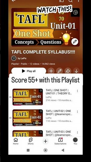 TAFL 55+ PLAYLIST B.TECH AKTU 4TH SEM 2026 🔥🔥 | theory of automata and formal languages | Pyq's