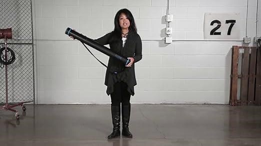 Safco Products Telescoping Document Transport Tube, Black\/Blue, 3053, pack of 1