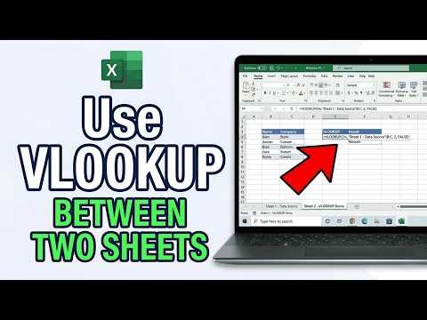 How to Use V-LOOKUP IN EXCEL BETWEEN TWO SHEETS