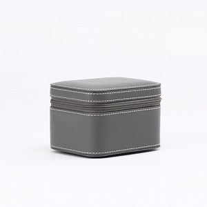 [Hot Item] Luxury Leather Gift Storage Box with Zip Closure