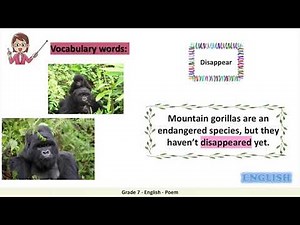 Grade 7 English Poem