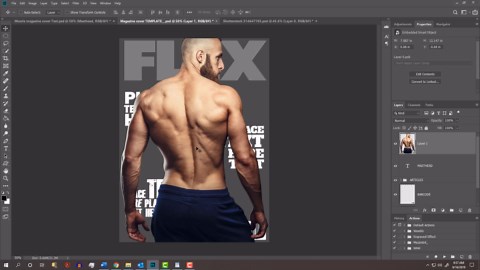 Photoshop: Create a custom magazine cover of you!