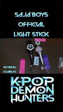 OFFICIAL LIGHT STICKS! #kpopdemonhunters #kpop #lightstick #unboxing #sajaboys #kdh #jointhepride