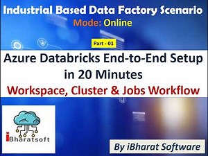 Azure Databricks End-to-End Setup in 20 Minutes — Workspace, Cluster & Jobs Workflow #databricks