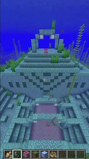 １万倍のTNTで海底神殿を吹き飛ばすと？【マイクラMOD】#マイクラ #minecraft #マインクラフト