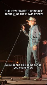 Tucker Wetmore is kicking off night number 1 of the Clovis Rodeo! | 93.7 Kiss Country