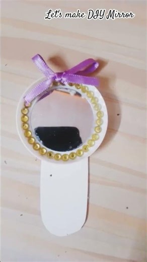 DIY Mirror ✨| Easy & Aesthetic Home Decor #artandcraft #artwork