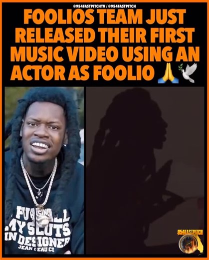 954 Fast Pitch TV on Instagram: "Foolios Team Released Their First Music Video Using An Actor As Foolio 🙏🕊️"
