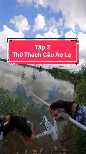 Thử Thách Câu Cá Lợi Lộc Tại Ao Lạ