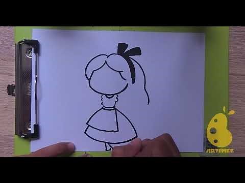 How to Draw Alice in wonderland
