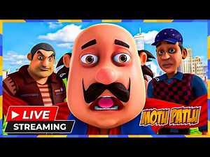 LIVE - Motu Patlu | మోటు పాట్లు దేశీ సఫారీ #motupatlu #motupatlukijodi #cartoon