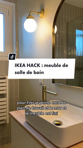 IKEA HACK : Meuble de salle de bain moderne et design! Donne moi ton avis ;)
