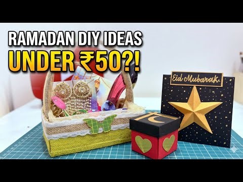 7 Easy Ramadan & Eid DIY Gift Ideas | Handmade Crafts Under ₹50