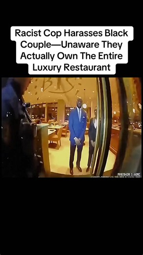 Racist Cop Harasses Black Couple—Unaware They Actually Own The Entire Luxury Restaurant#storytime #story #stories