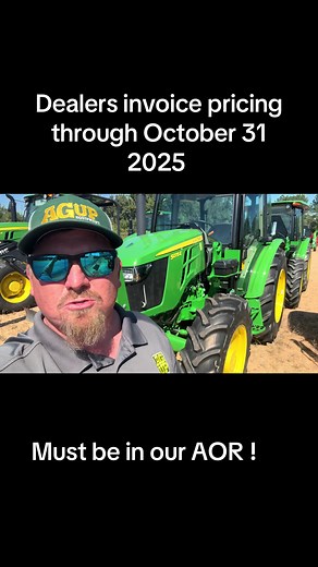Exclusive Dealers Invoice Pricing on John Deere Tractors