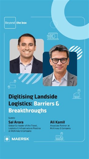 🚛 Landside logistics keeps the world moving, but with so many handoffs, players, and processes, it’s one of the most complex parts of the supply chain. In this episode of Beyond The Box, McKinsey experts Sal Arora and Ali Kamil reveal how innovations like AI, automation, and digital twins are changing the way goods move on the ground — and why people remain the key to unlocking true value. Watch the full conversation on YouTube, or listen on Spotify & Apple Podcasts. 🎧 https://youtu.be/gMA0nzW