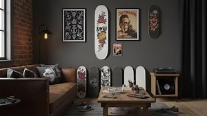 Skull Sticker - Skateboard Wall Art - Deck Skateboard Art - Pro Skateboard - Etsy