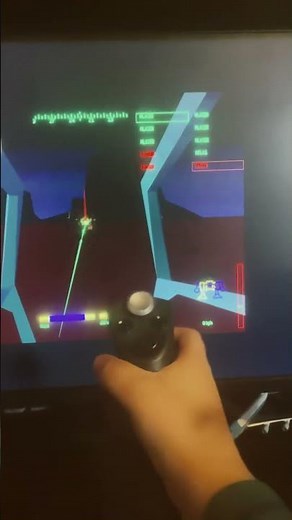 Microsoft sidewinder precision two on MechWarrior 2 #joystick #microsoft #retro #retrogaming