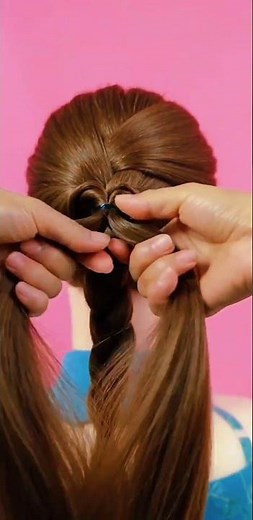 Trendy INS Style Double Pigtail Tutorial – Perfect for a Cute, Playful Look! 🎀✨