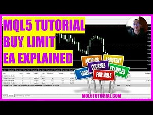 MQL5 TUTORIAL - SIMPLE BUY LIMIT EXPLAINED (in 3 minutes)