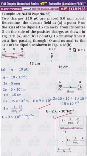 example 1.9 class 12 physics | ncert example 1.9 class 12 physics | example 1.9 | #shrots #class12