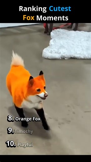 Ranking Cutest Fox Moments #shorts