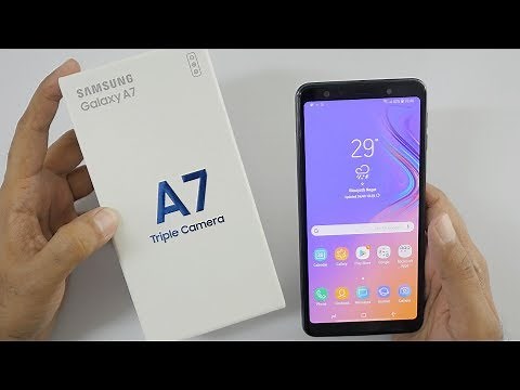 Samsung Galaxy A7 Triple Camera Setup Unboxing & Overview