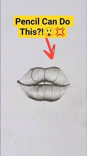 LOOK HOW I DRAW Lips step by step 🌸✨ #drawing #animeeart #art #creativeart #shortvideo