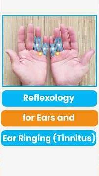 Reflexology for Ears and Ear Ringing (Tinnitus) #shorts