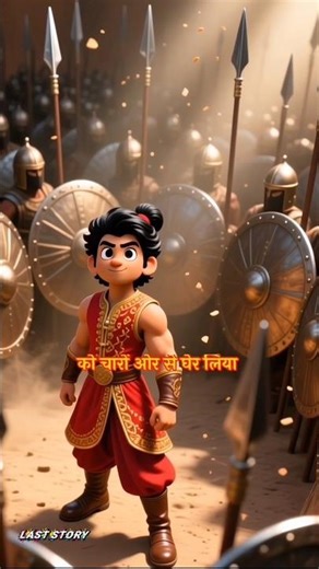 “Abhimanyu ko 7 Maharathiyon ne gher liya 😱 Phir kya hua?”#shorts #ai #aivideo #aiart