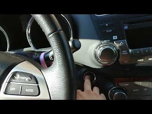 2012 Toyota Highlander Limited Edition (Reset Oil Maintenance Data)