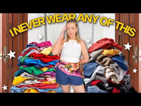 clean out my closet with me! (MASSIVE closet purge...it's time)