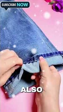 How to Shorten Pants Without Cutting Them. #fashiontips #sewingtips #lifehacktips #sewingtutorial