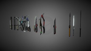 Knife pack - Download Free 3D model by Elite Large Cameraman (@forwry814)