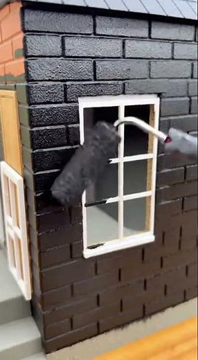 ASMR Miniature Construction: Building a Modern Brick House from Scratch