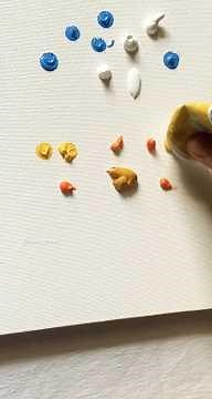 🎨 Acrylic Painting for Beginners | Easy Abstract Art 🖌️