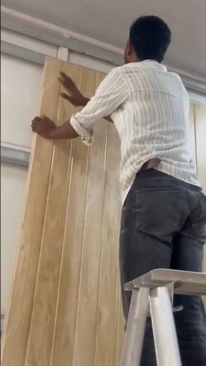 PVC Wall Panel Installation. How to Install PVC Wall Panel. Pvc wall Panel #shorts #pvcpanels #wall