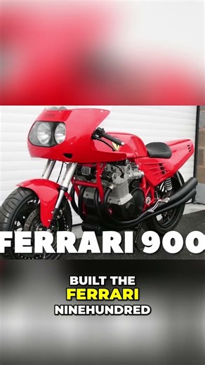 Ferrari-Inspired Motorcycle: A 3000-Hour Masterpiece! #shorts