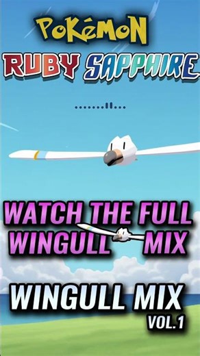 ⚓ Lilycove City - Wingull Mix Vol 1 - Snippet #pokemon #wingullmix #chillmix #hoenn #relaxingmusic