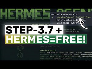 Step-3.7 Flash FULLY FREE Unlimited API + Hermes Agent: THIS IS ACTUALLY CRAZY!