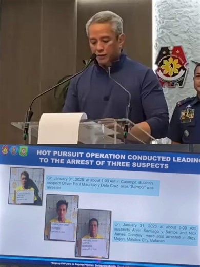 P1-MILYONG PABUYA, INALOK PARA SA IKADADAKIP NG SUSPEK SA PAGPATAY SA PULIS SA BULACAN Nag-alok ng P1 milyong gantimpala ang DILG para sa anumang impormasyon na magtuturo sa kinaroroonan ni Julian Salamat na suspek sa pagpatay kay Staff Sgt. Renato Casauay Jr. Kinumpirma ito ni Secretary Jonvic Remulla ngayong Martes, Feb. 3, para mapabilis ang pagtugis sa itinuturong gunman. Matatandaang natagpuan ang bangkay ng biktima sa loob ng isang poso negro sa Barangay Mojon sa Malolos, Bulacan noong Jan